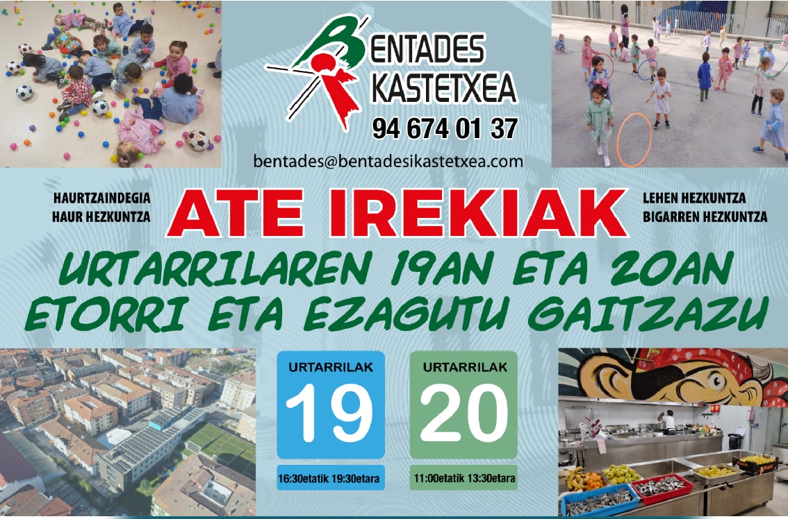 19 DE ENERO Y 20 DE ENERO, PUERTAS ABIERTAS, ¡ANÍMATE Y ACÉRCATE!