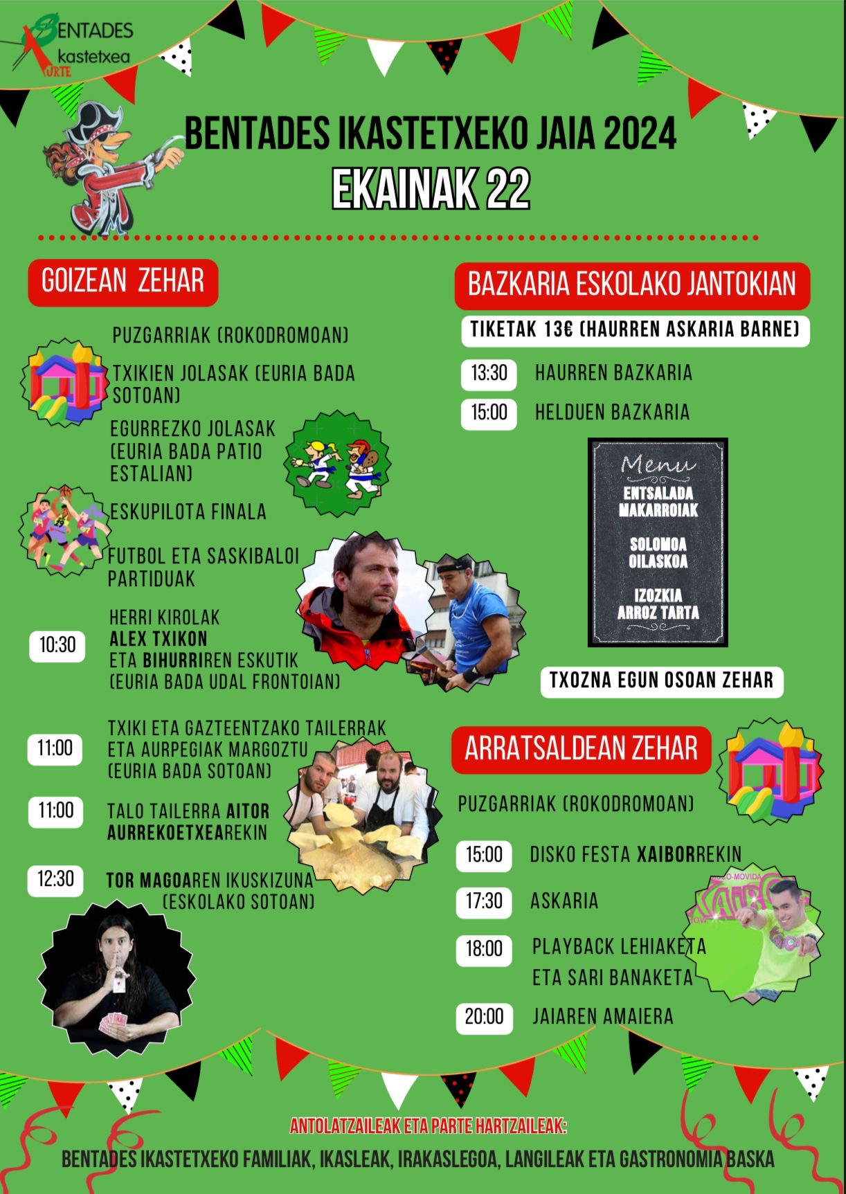 BENTADES IKASTETXEKO JAIA - 22 DE JUNIO